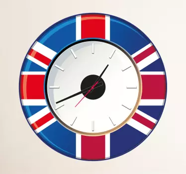 Great Britain Stick on Wall Clock - TenStickers
