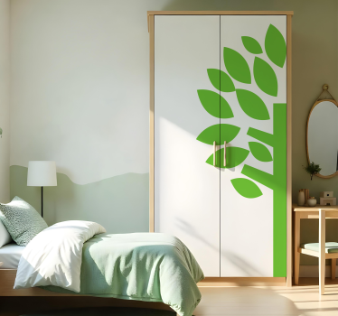half tree furniture sticker - TenStickers