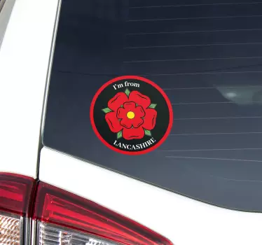 I'm From Lancashire city sticker - TenStickers