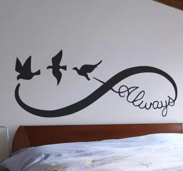 Infinity Love Sticker - TenStickers