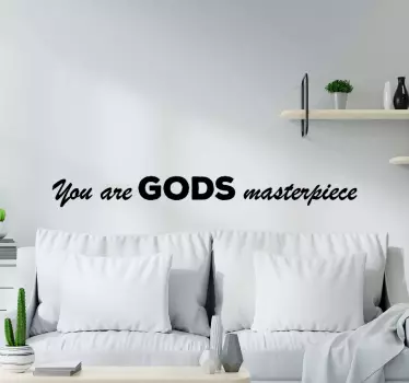 Inspirational Life Message quote wall sticker - TenStickers
