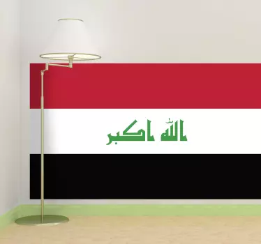 Iraq Flag Sticker - TenStickers