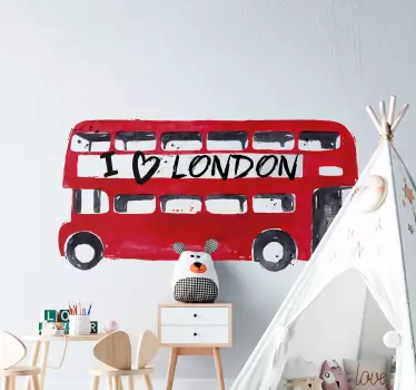 London bus vinyl decals - TenStickers