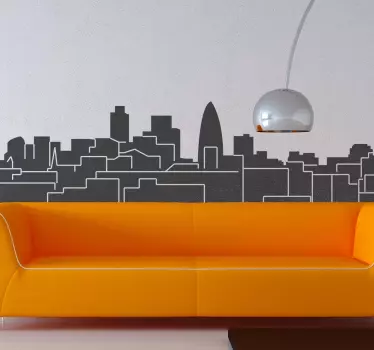 London Skyline Sticker - TenStickers