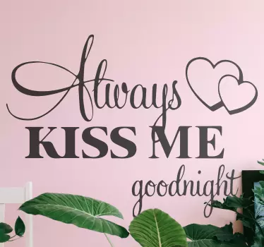 Love quote design quote wall sticker - TenStickers