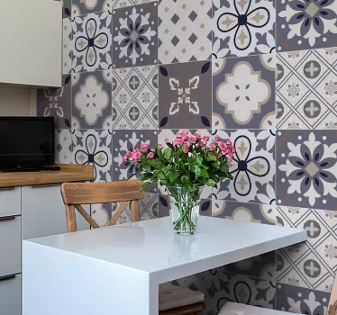 Madia kitchen tile sticker - TenStickers