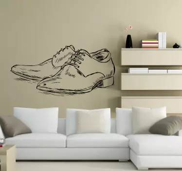 Men's Shoes Sticker - TenStickers