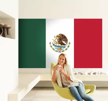 Mexico Flag Sticker - TenStickers