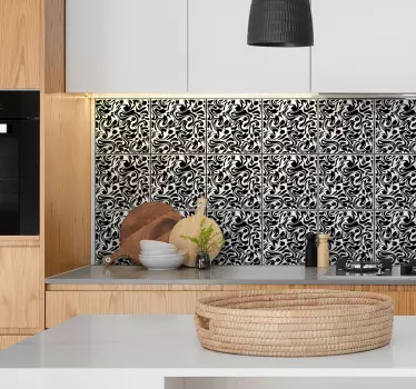 Modern Fluid design tile sticker - TenStickers