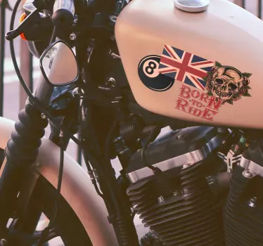 Motorbike Set motorcycle decal - TenStickers