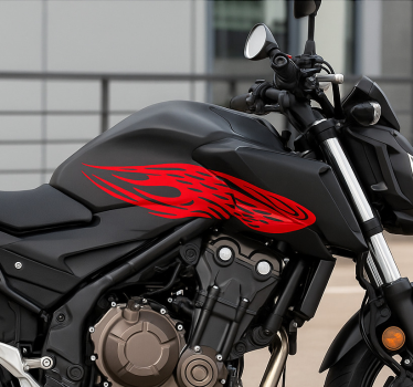Vehicle sticker blazing wing stroke - TenStickers