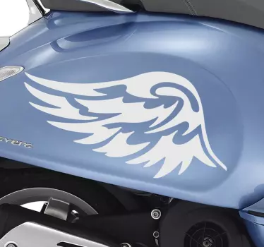Motorcycle with wings Motorbike Sticker - TenStickers