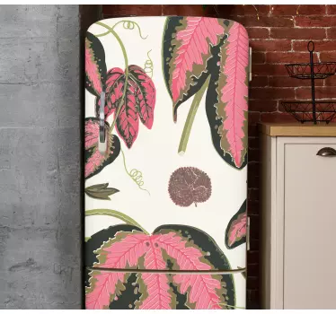 Nature wall sticker colorful leaf designs - TenStickers