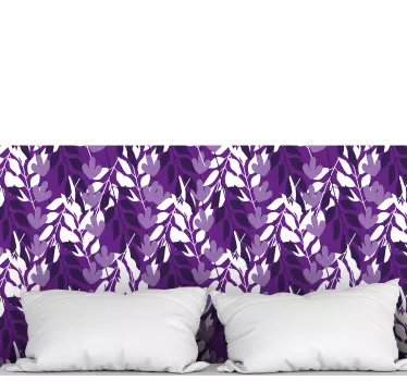 Nature wall sticker leafy pattern design - TenStickers
