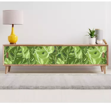 Nature wall sticker lush leaf designs - TenStickers