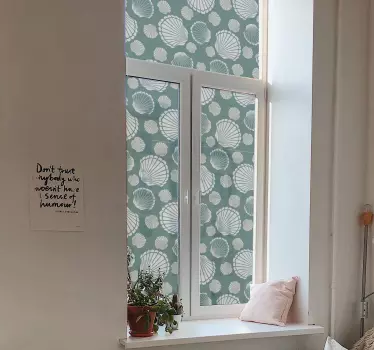 Nature wall sticker seashell design illustration - TenStickers