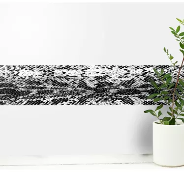 Nature wall sticker serpentine scale design - TenStickers