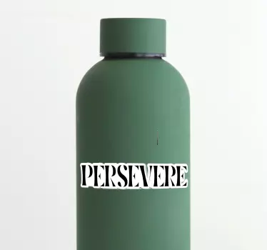 Persevere motivational wall sticker - TenStickers