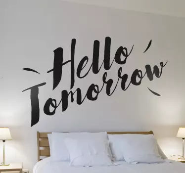 Personalised Calligraphic Text Sticker - TenStickers