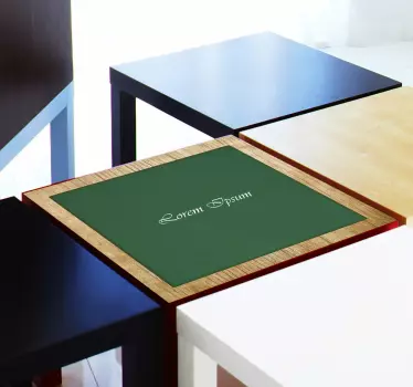 Personalised Poker furniture sticker - TenStickers