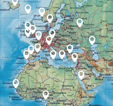 Place I Have Been To Icon Stickers - TenStickers