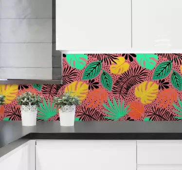 Plant sticker lively foliage elements - TenStickers