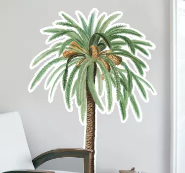 Plant sticker palm tree design - TenStickers