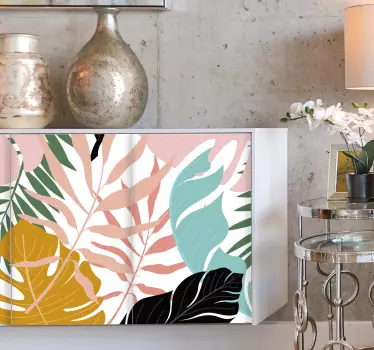 Plant sticker with tropical leaf design - TenStickers