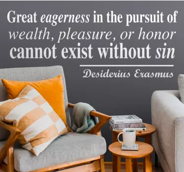 Quote wall sticker inspirational life message - TenStickers