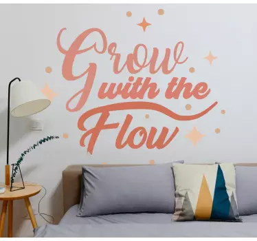 Quote wall sticker inspirational text art - TenStickers
