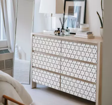 Scandinavian motifs furniture sticker - TenStickers