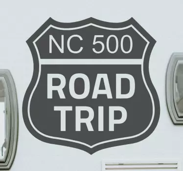Scotland road trip car sticker - TenStickers