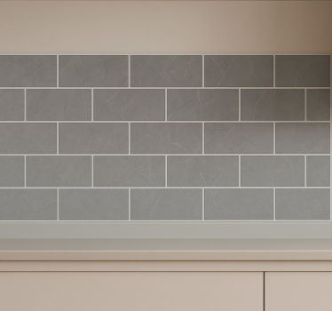 Sticker for tile subtle grey marble effect - TenStickers