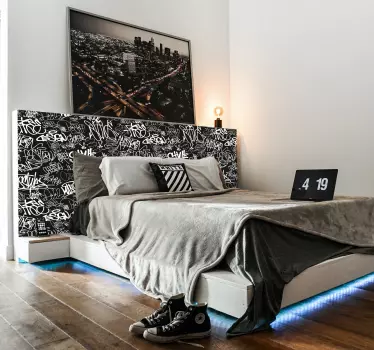 Street Graffiti Pattern  decals for furniture - TenStickers