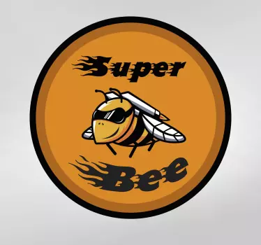 Super bee 70's design Motorcycle stickers - TenStickers