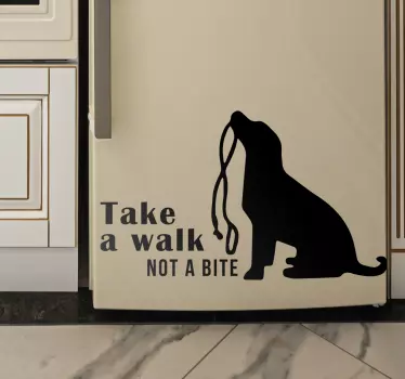 Take a Walk text decal - TenStickers