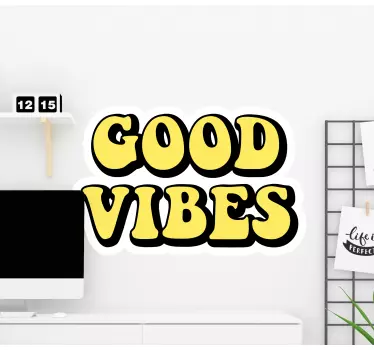 Text sticker brighten your day - TenStickers