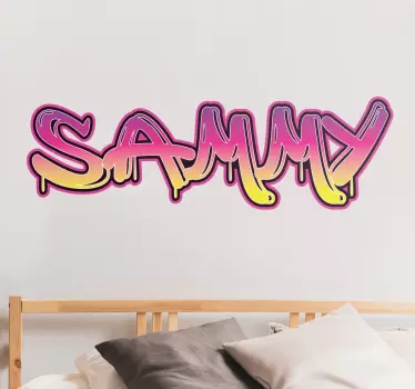 Text sticker personalized name design - TenStickers