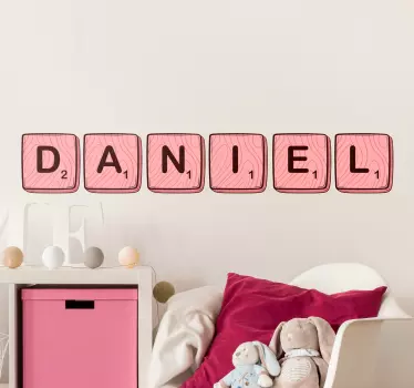 Text sticker personalized name labels - TenStickers