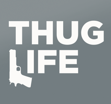 Thug life Car Decal - TenStickers