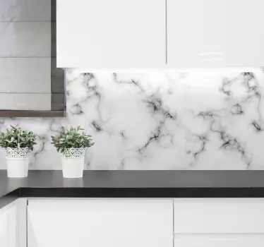 Tile sticker elegant marble design - TenStickers
