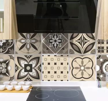 Tile sticker intricate patterned design - TenStickers