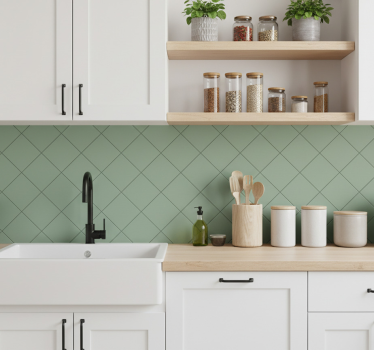 Tile sticker sage orchard squares - TenStickers