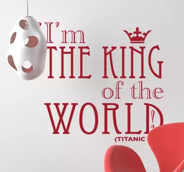 Titanic Quote Wall Sticker - TenStickers