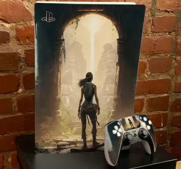 Tomb Explorer Video Game PS5 sticker - TenStickers