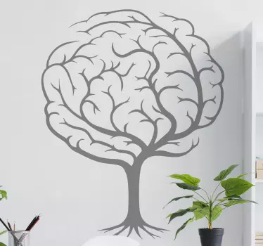 Tree Brain tree wall decal - TenStickers