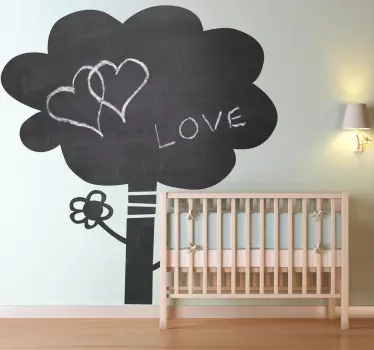 Tree Chalkboard Sticker - TenStickers