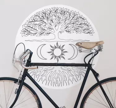 Tree Root System nature wall sticker - TenStickers