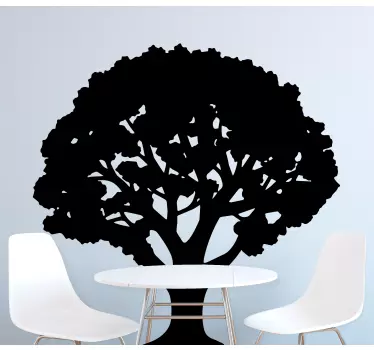 Tree wall sticker creative tree silhouette - TenStickers