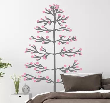 Tree wall sticker innovative tree design - TenStickers